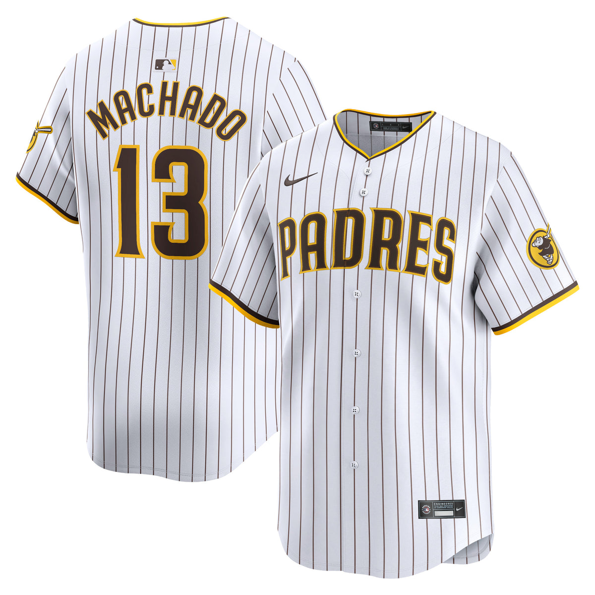 Manny Machado San Diego Padres Nike Home Limited Player Jersey White