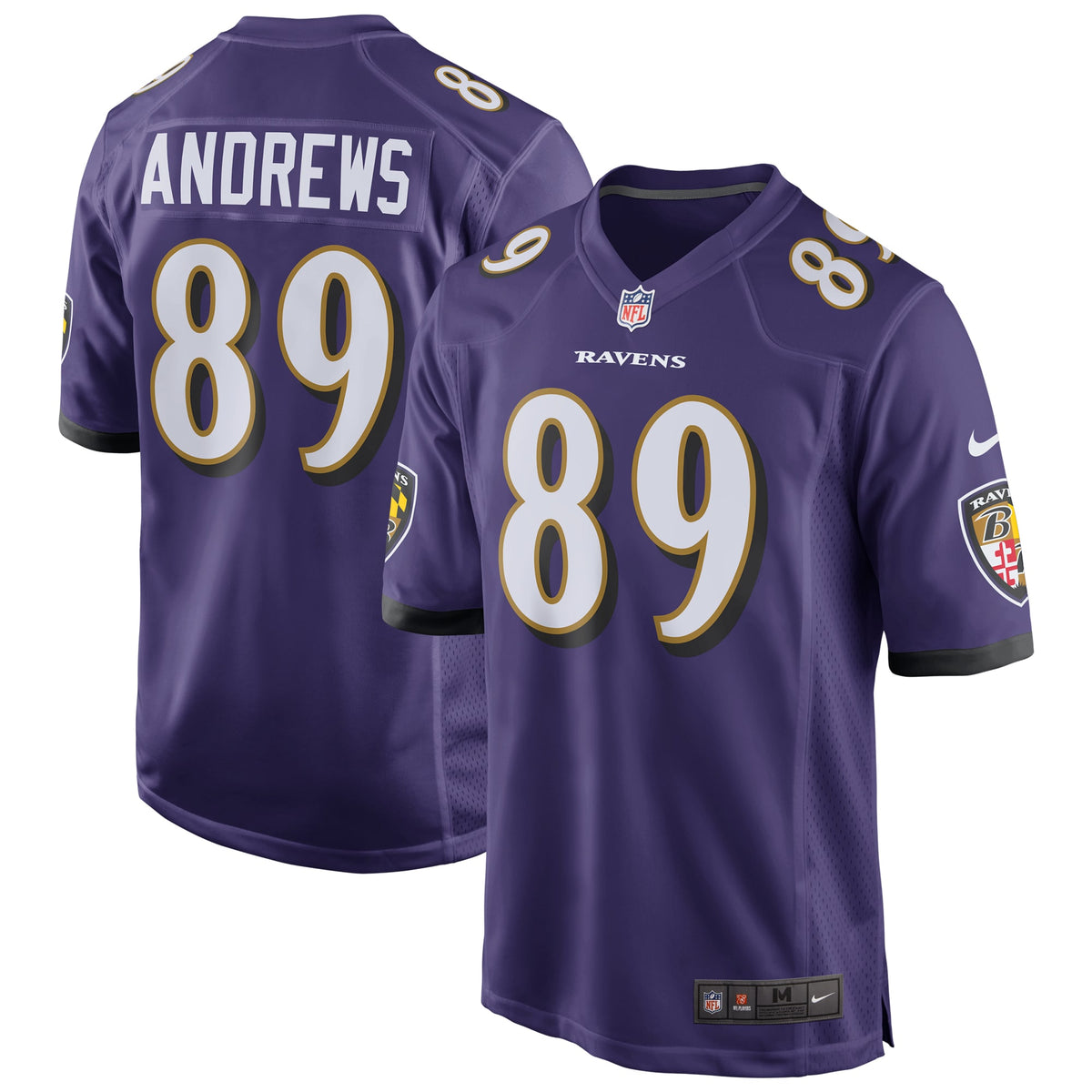 Mark Andrews Baltimore Ravens Nike Game Jersey Purple