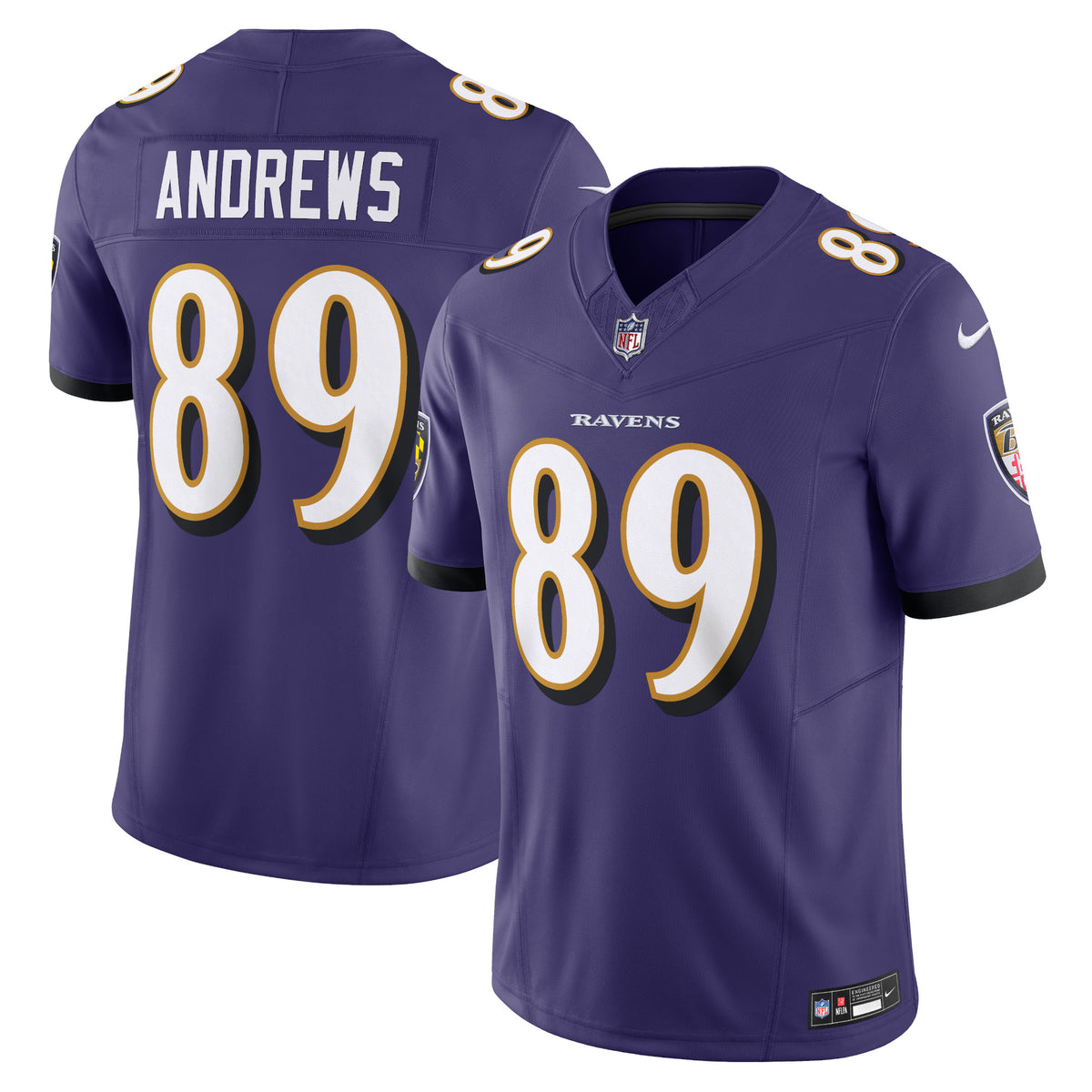 Mark Andrews Baltimore Ravens Nike Vapor F.U.S.E. Limited Jersey Purple