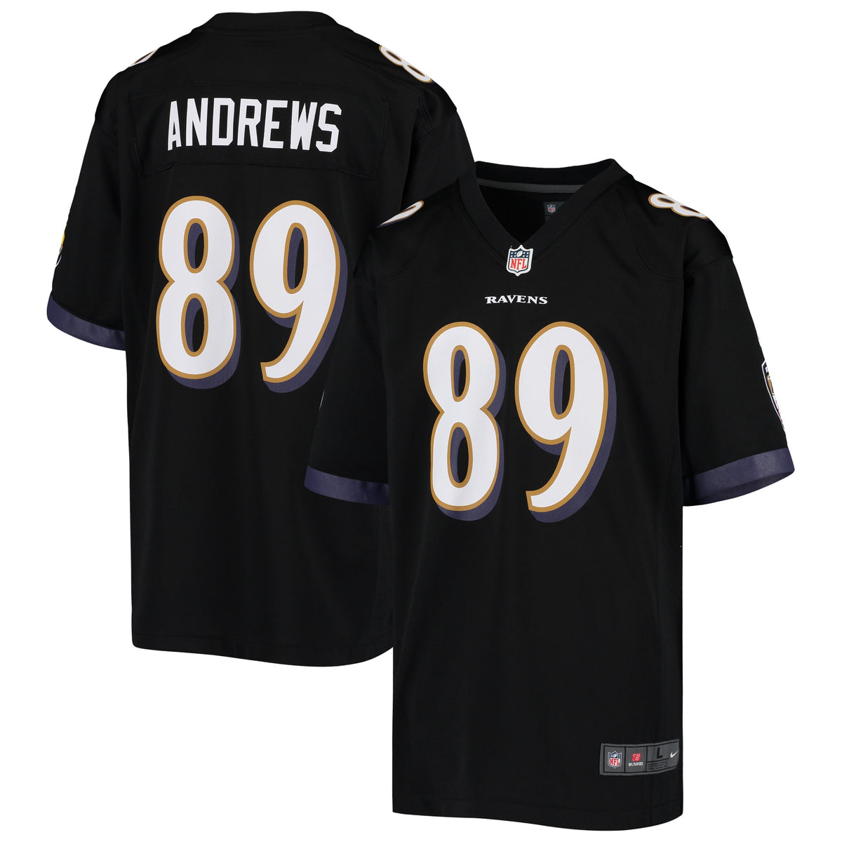 Mark Andrews Baltimore Ravens Nike Youth Game Jersey Black
