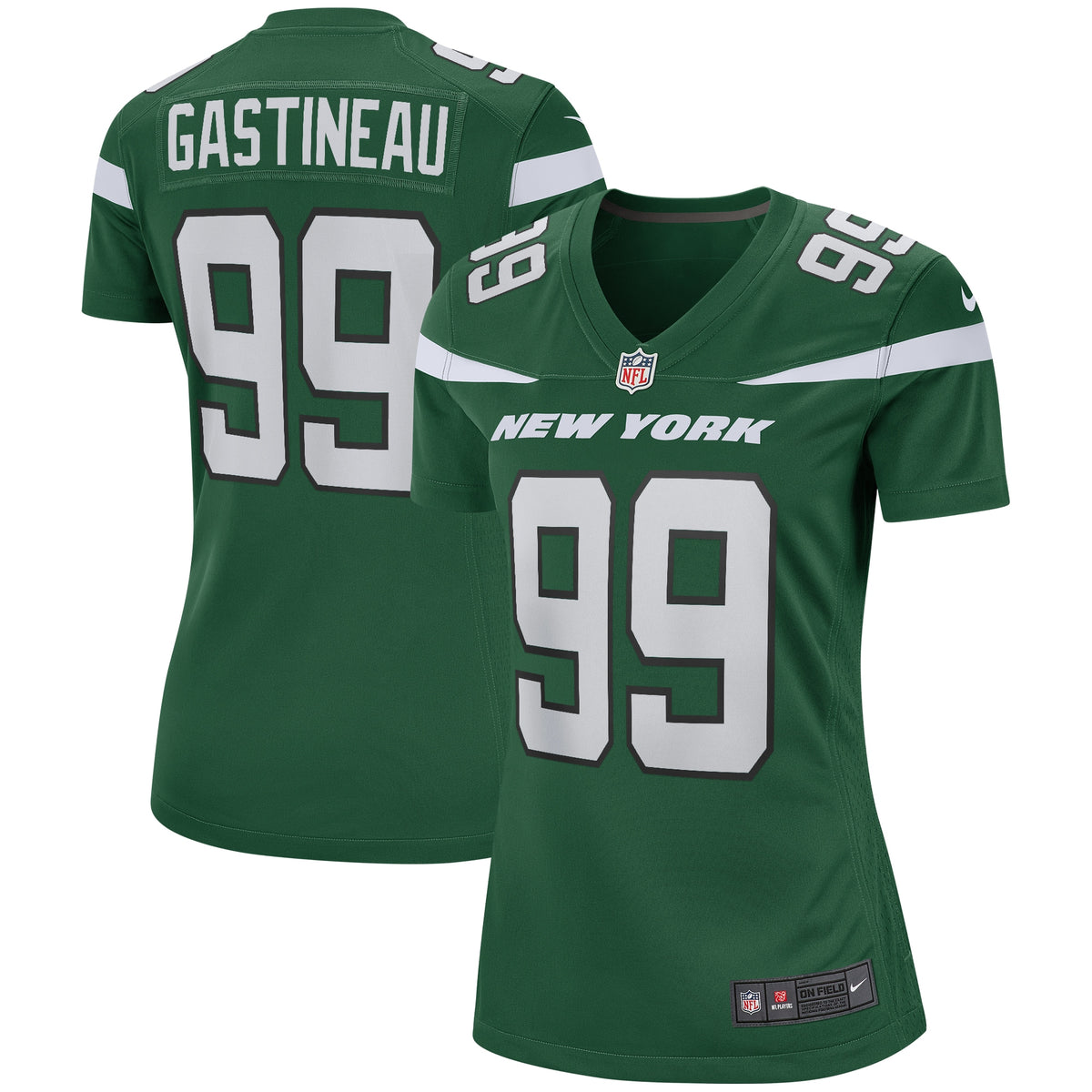 Mark Gastineau New York Jets Nike Women's Game Retired Player Jersey Gotham Green