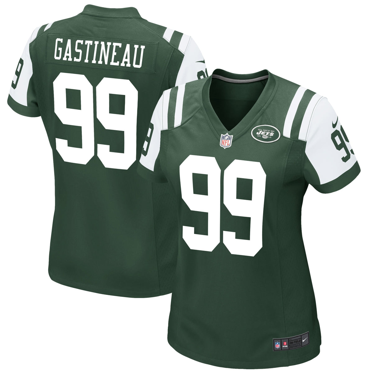 Mark Gastineau New York Jets Nike Women's Retired Game Jersey Green