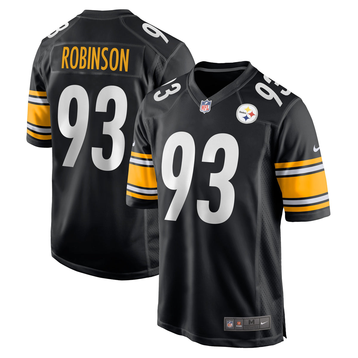 Mark Robinson Pittsburgh Steelers Nike Game Player Jersey Black