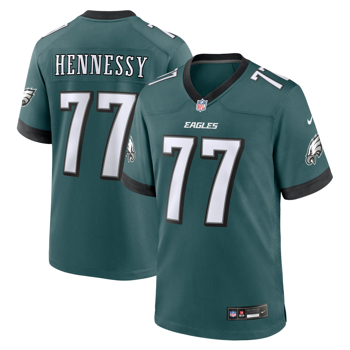 Matt Hennessy Philadelphia Eagles Nike Game Jersey Midnight Green