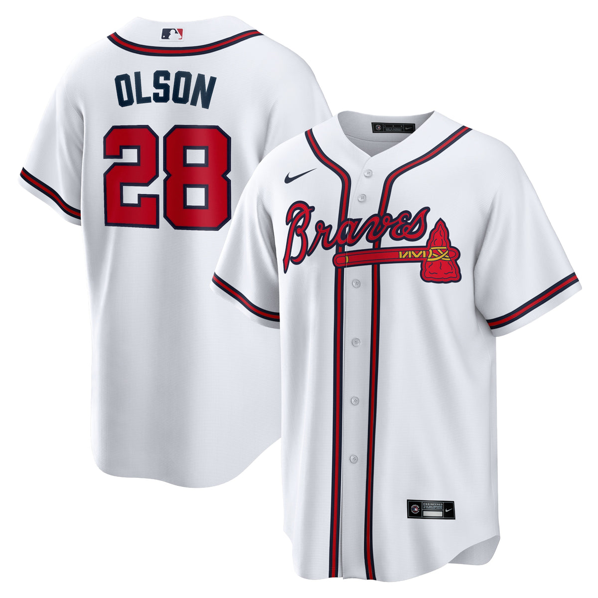 Matt Olson Atlanta Braves Nike Home Replica Player Jersey White
