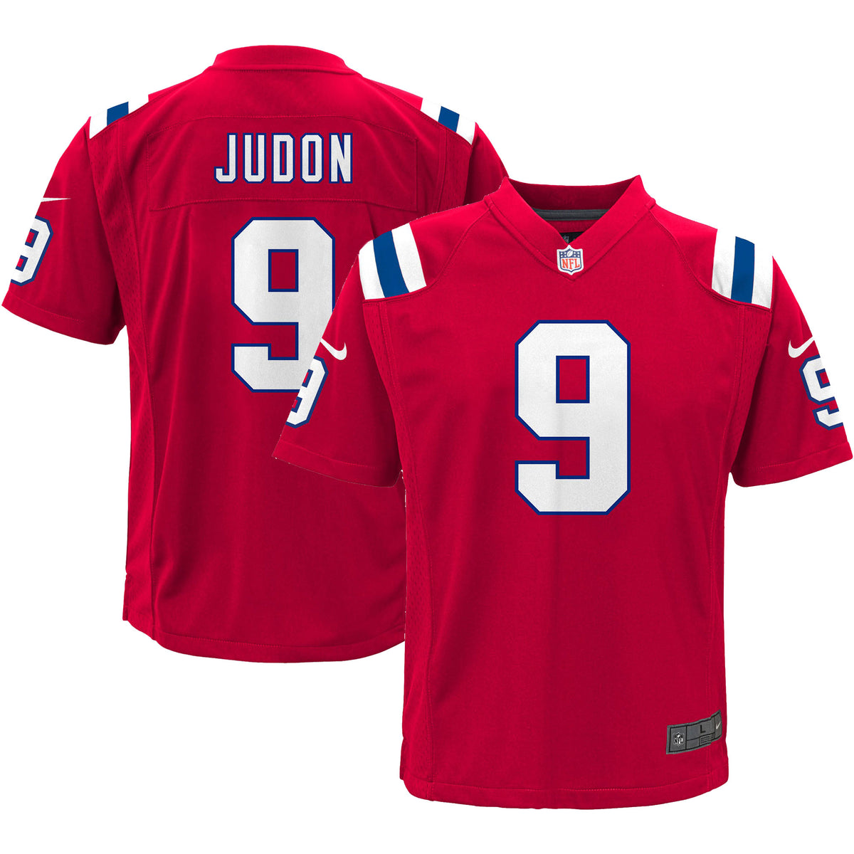 Matthew Judon New England Patriots Nike Youth Game Jersey Red