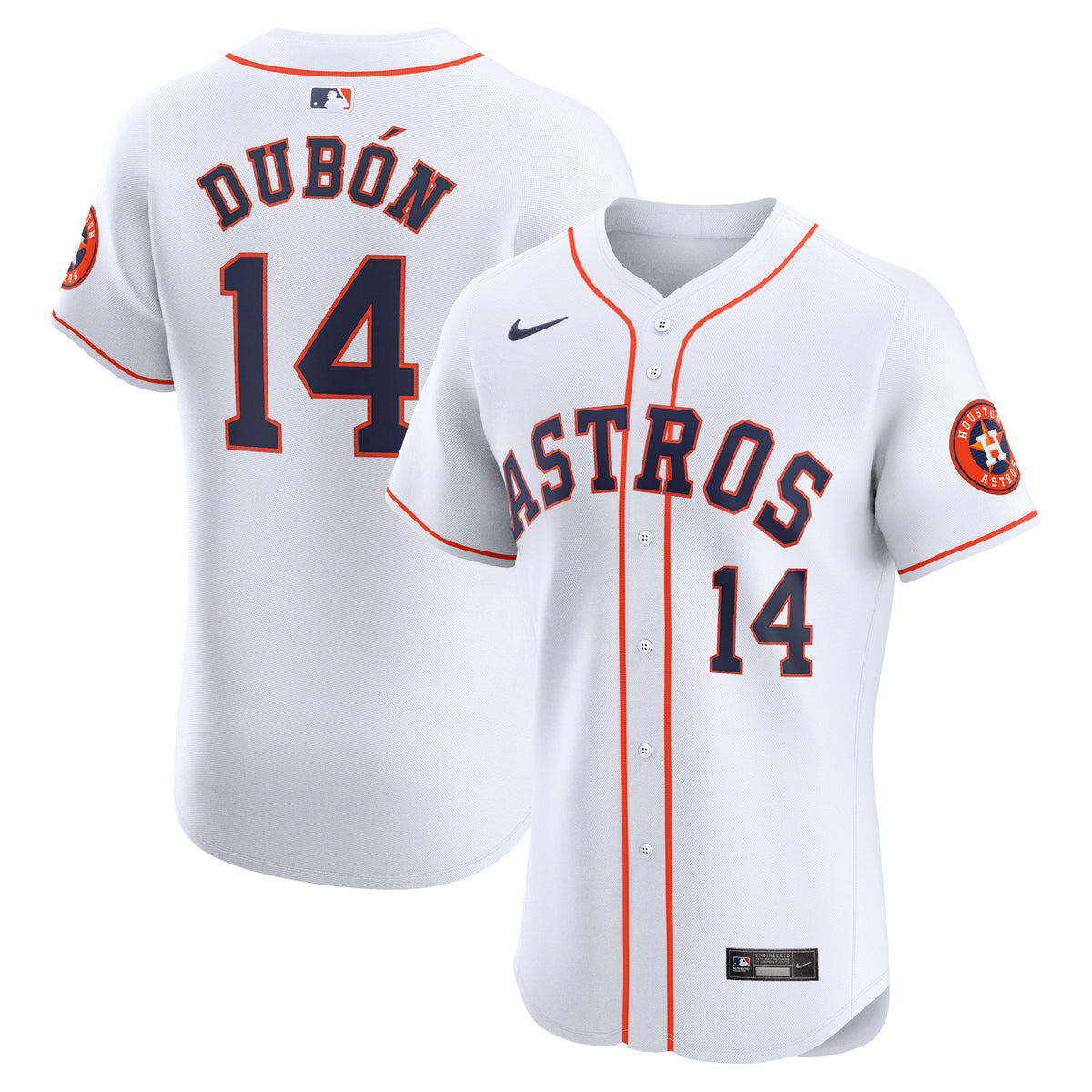 Mauricio Dubon Houston Astros Nike Home Elite Player Jersey White