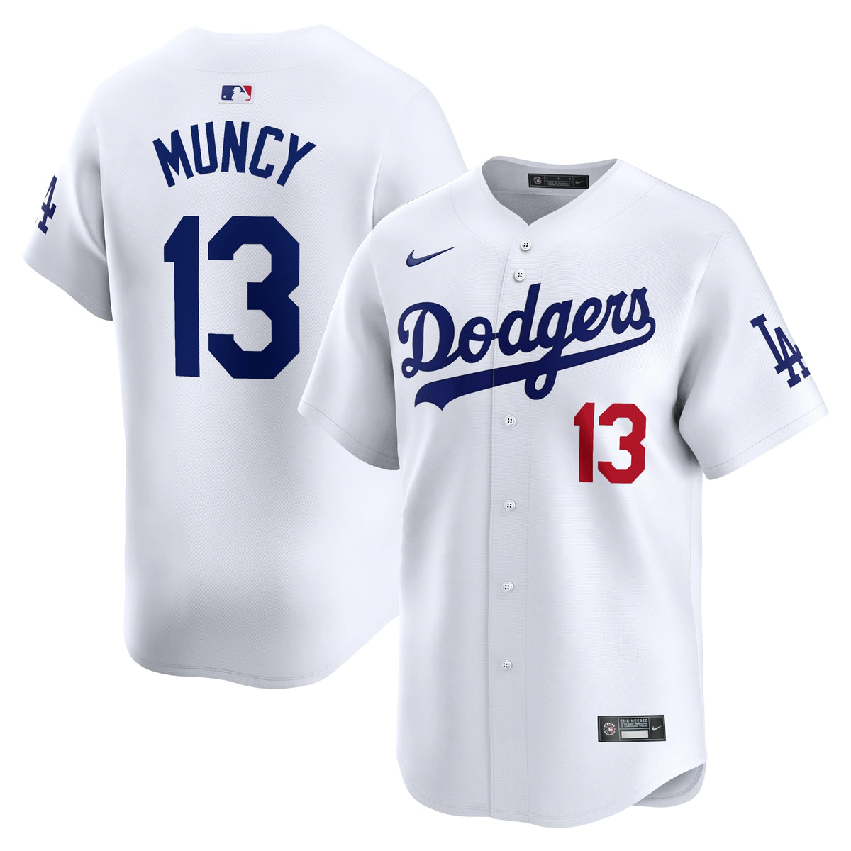 Max Muncy Los Angeles Dodgers Nike Home Limited Player Jersey White