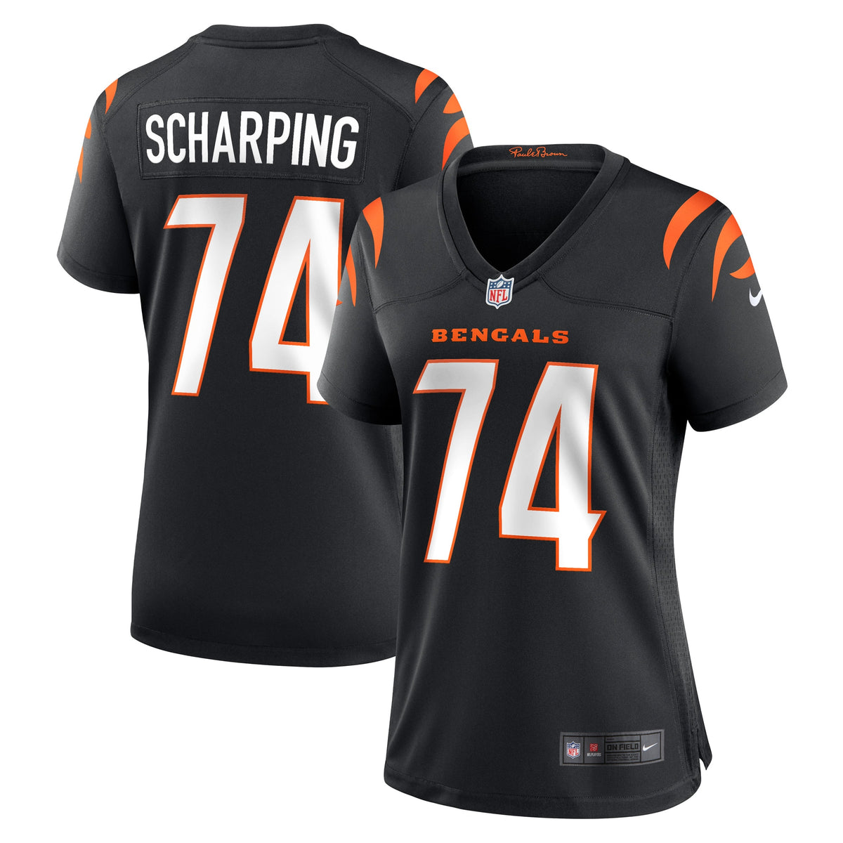 Max Scharping Cincinnati Bengals Nike Women's Game Player Jersey Black