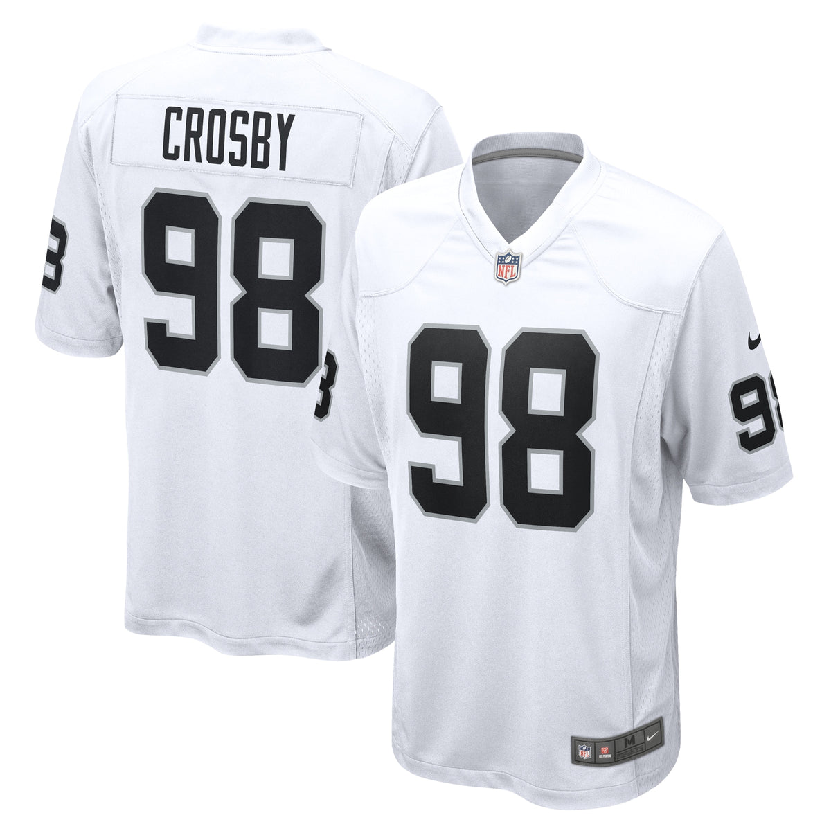 Maxx Crosby Las Vegas Raiders Nike Game Jersey White
