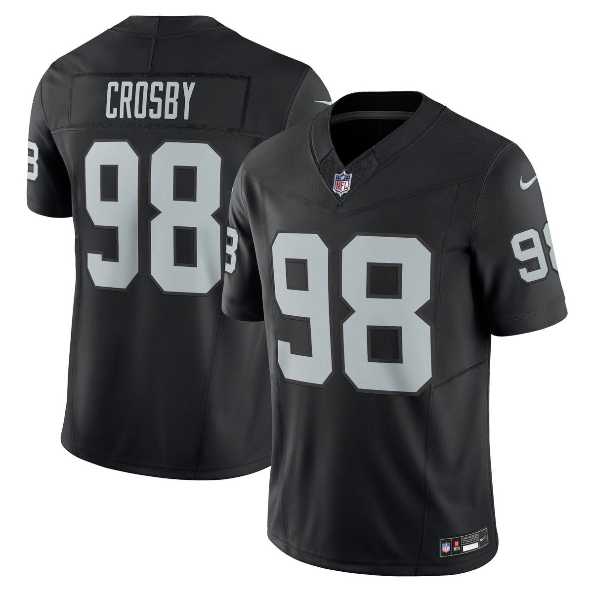 Maxx Crosby Las Vegas Raiders Nike Vapor F.U.S.E. Limited Jersey Black
