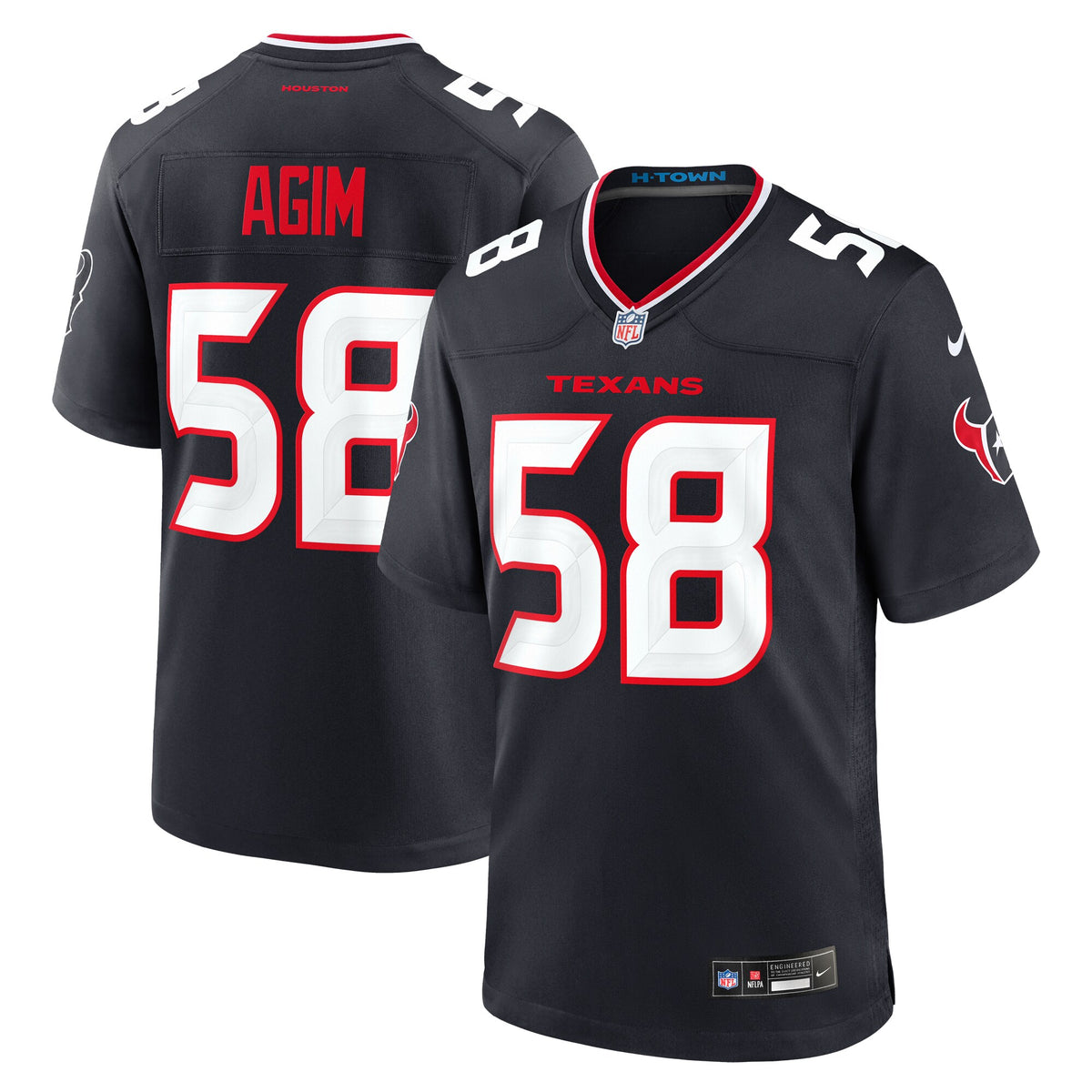 McTelvin Agim Houston Texans Nike Team Game Jersey Navy