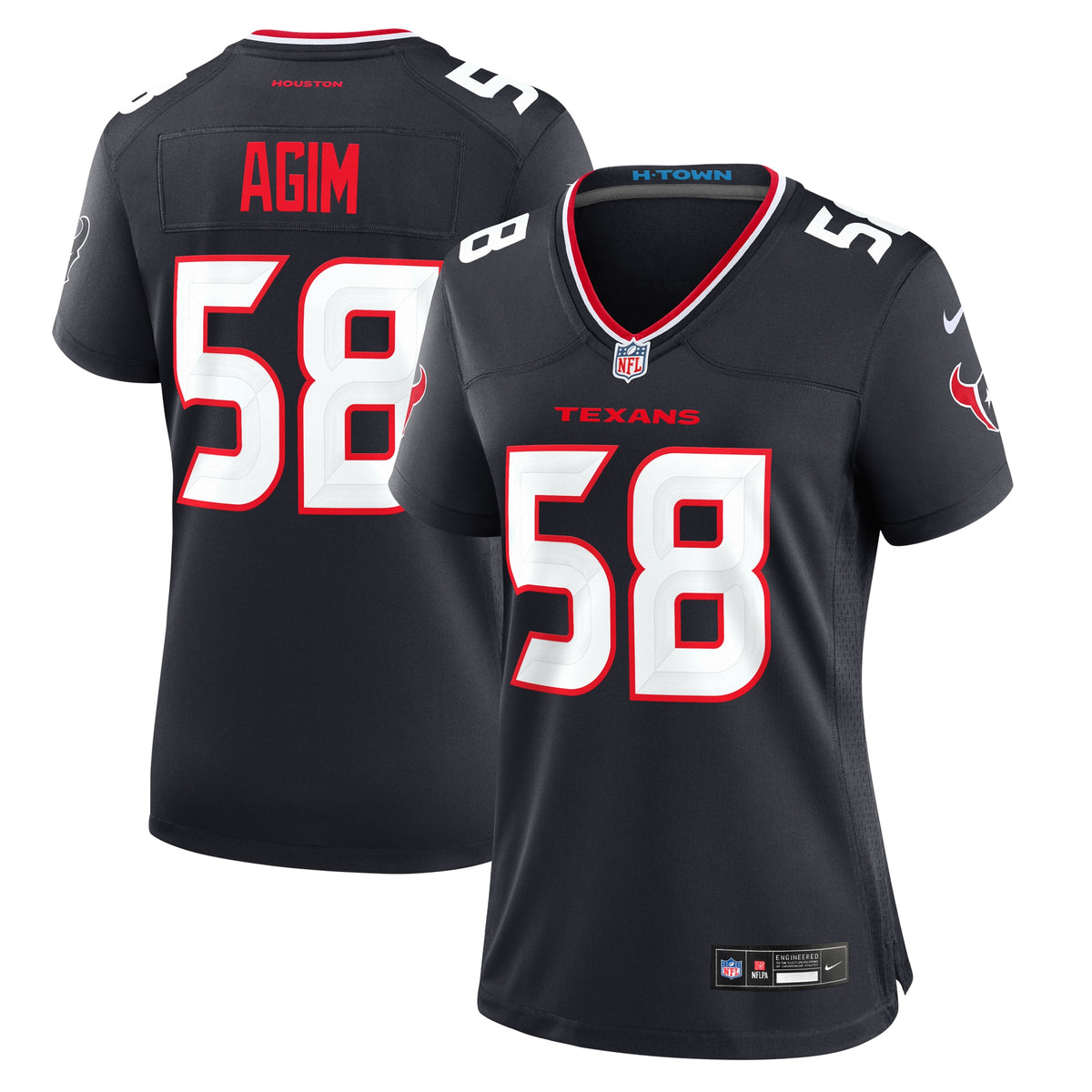 McTelvin Agim Houston Texans Nike Women's Team Game Jersey Navy