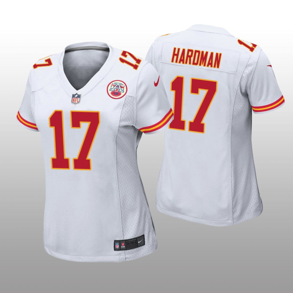 Mecole Hardman Kansas City Chiefs White Draft Game Jersey