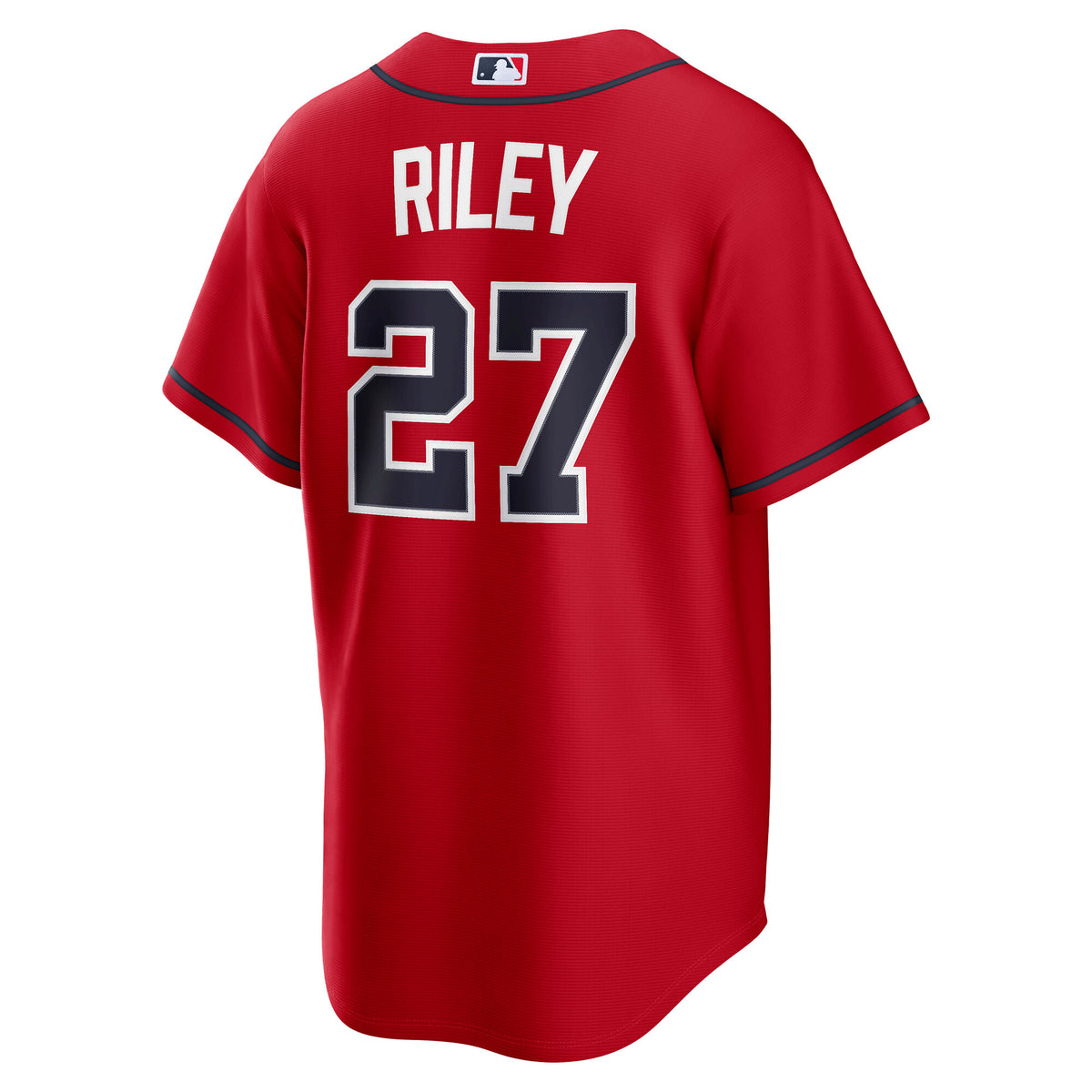 Men's Atlanta Braves Austin Riley Nike Red Alternate 2 Replica Jersey