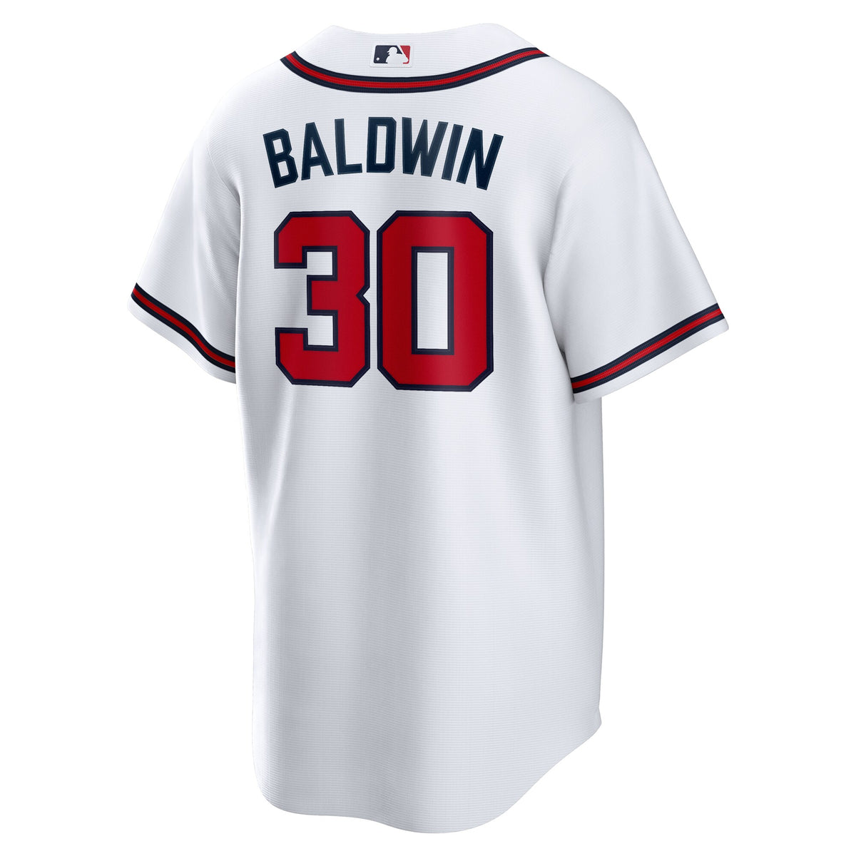 Men's Atlanta Braves Drake Baldwin Nike White Home Replica Jersey