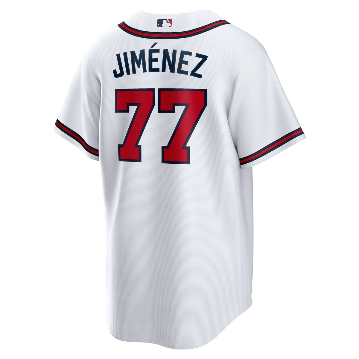 Men's Atlanta Braves Joe Jimí©nez Nike White Home Replica Player Jersey