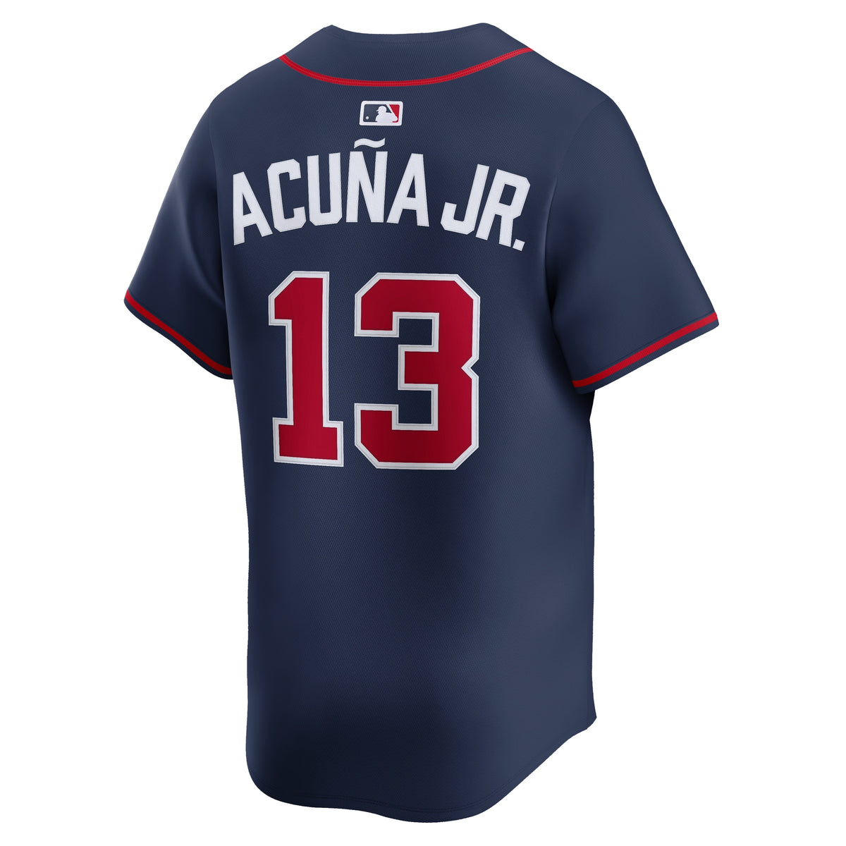 Men's Atlanta Braves Ronald Acuí±a Jr. Nike Navy Alternate Limited Jersey