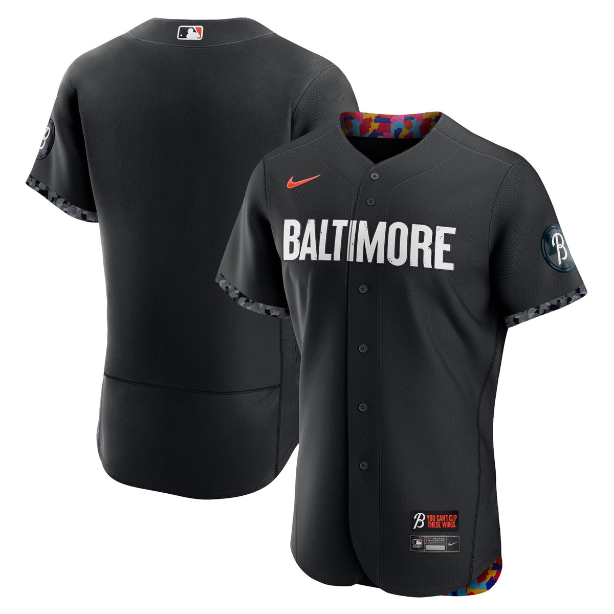 Men's Baltimore Orioles Nike Black City Connect Authentic Jersey