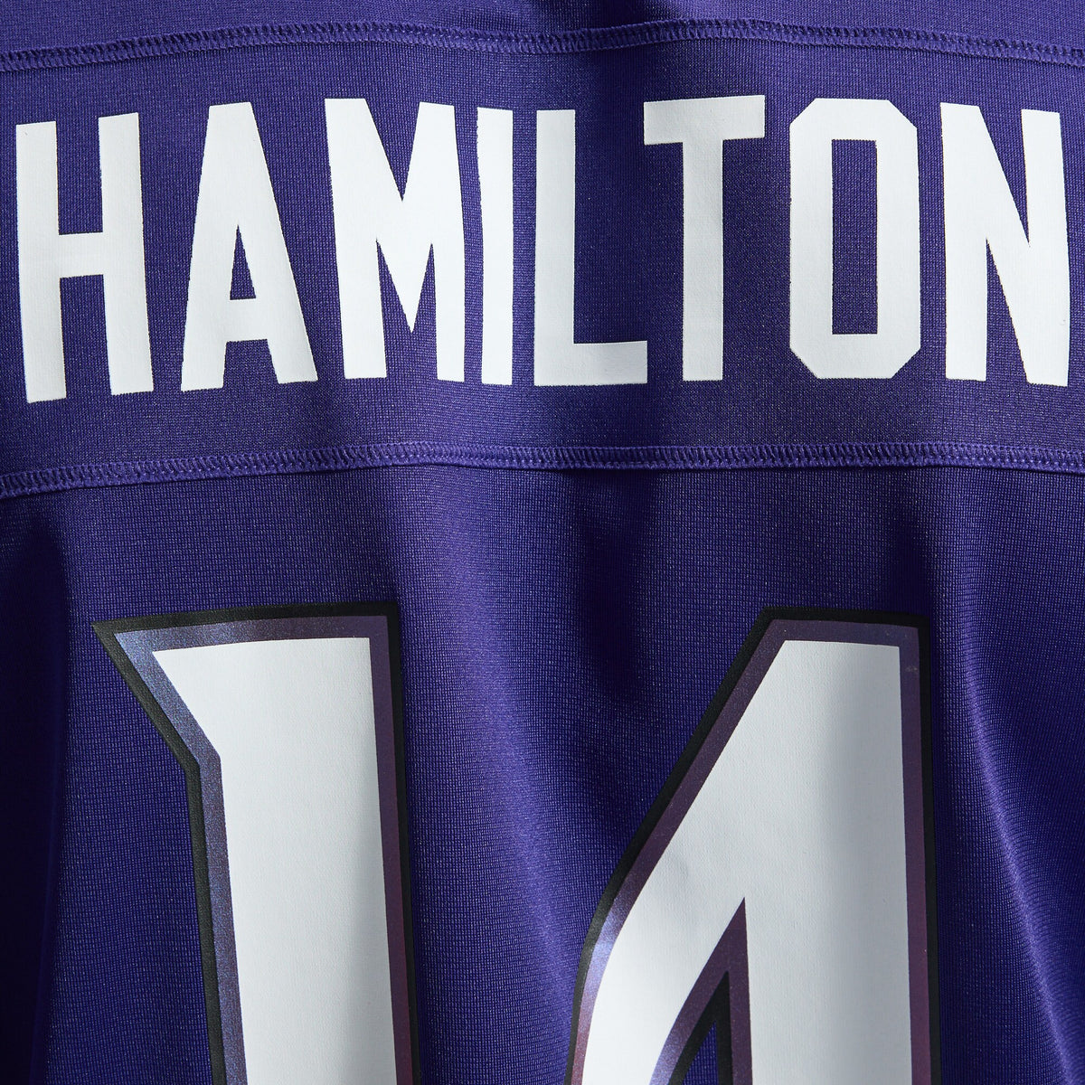 Men's Baltimore Ravens Kyle Hamilton Nike Purple Team Game Jersey