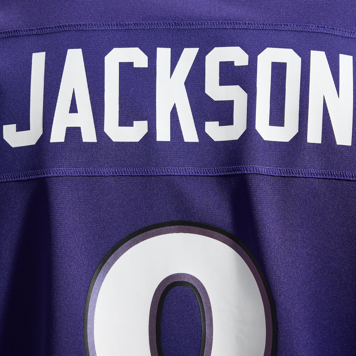 Men's Baltimore Ravens Lamar Jackson Nike Purple Team Game Jersey