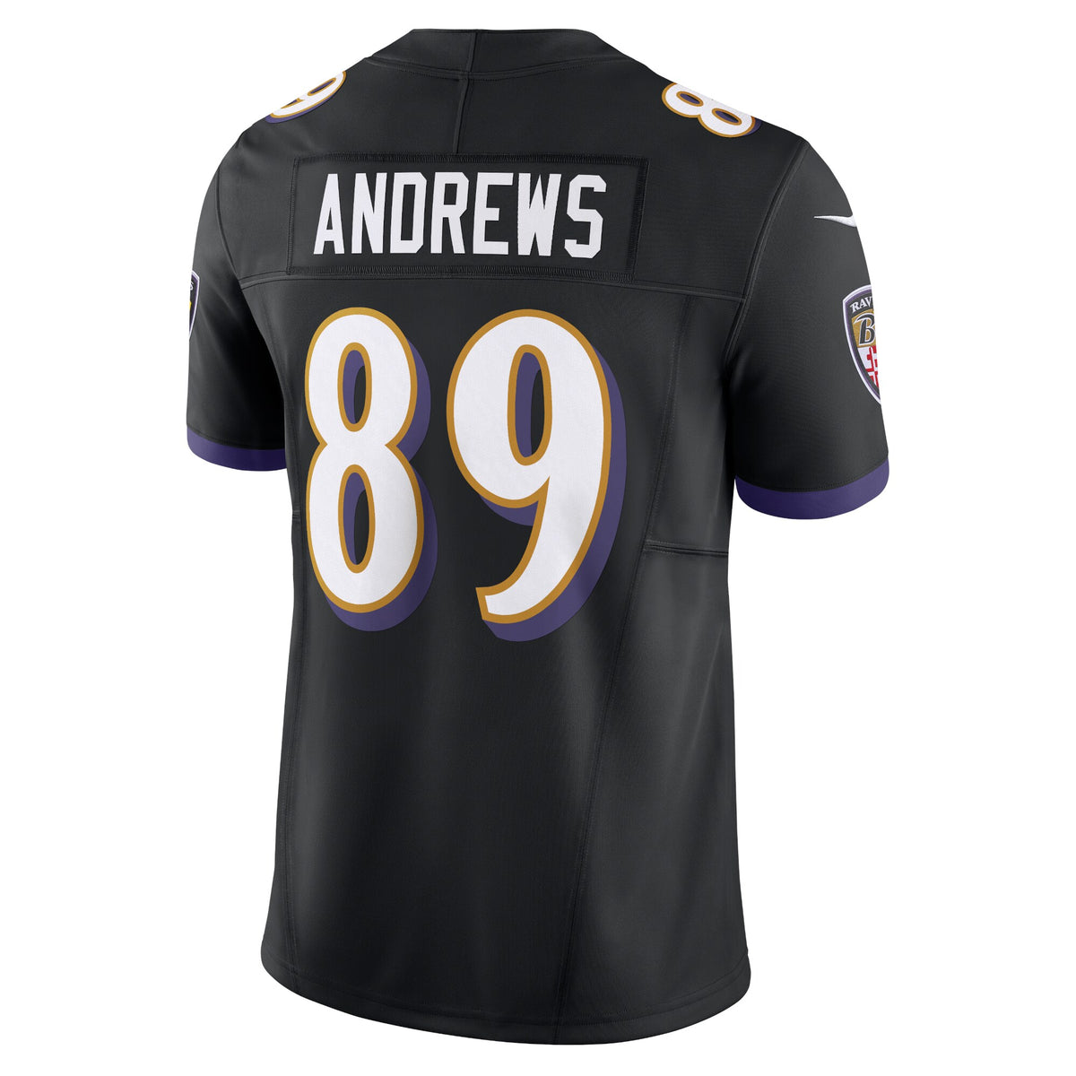 Men's Baltimore Ravens Mark Andrews Nike Black Vapor F.U.S.E. Limited Jersey