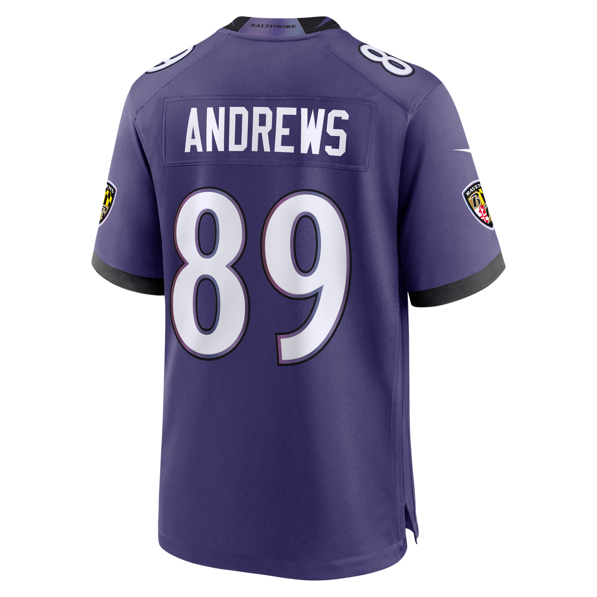 Men's Baltimore Ravens Mark Andrews Nike Purple Team Game Jersey