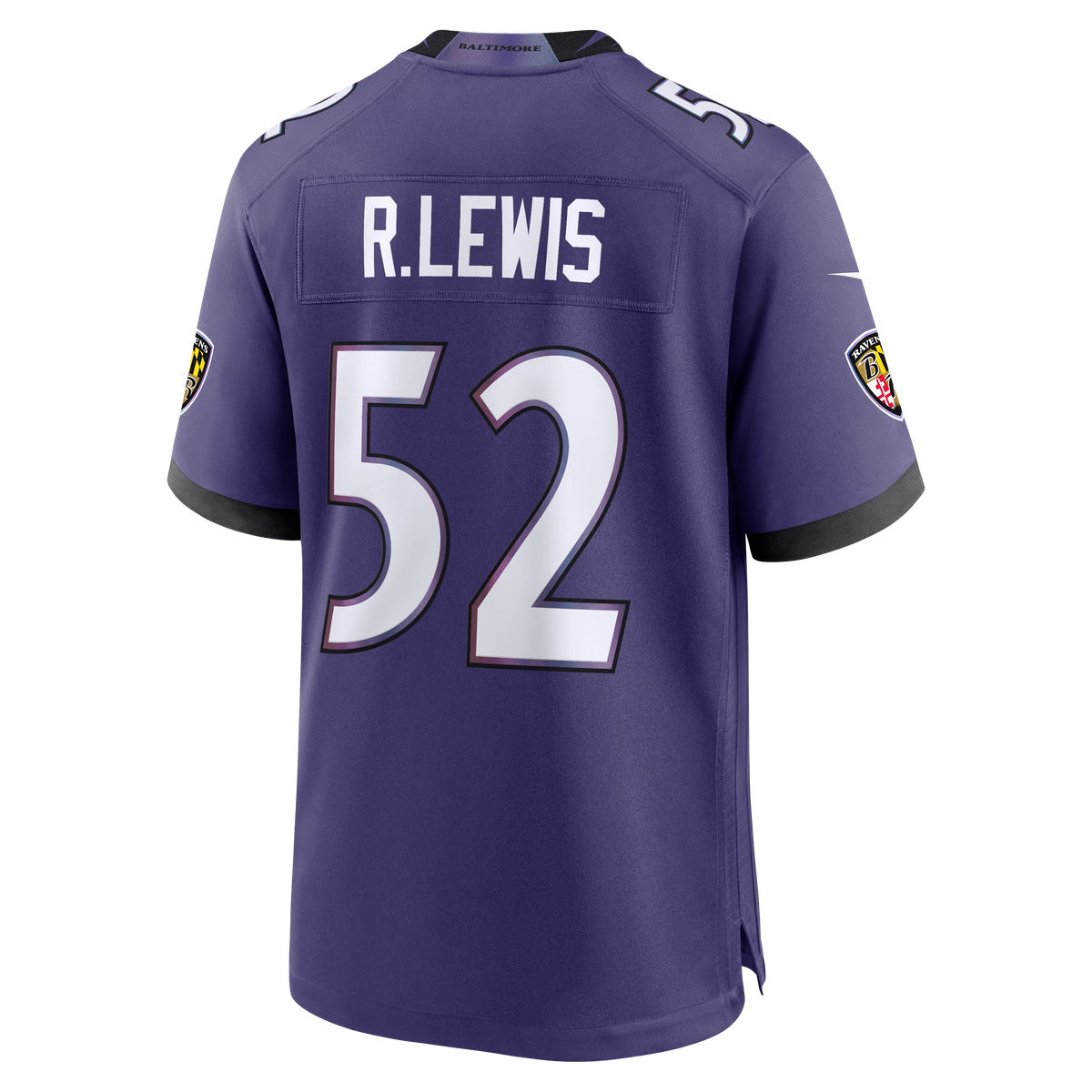 Men's Baltimore Ravens Ray Lewis Nike Purple Team Retired Player Game Jersey