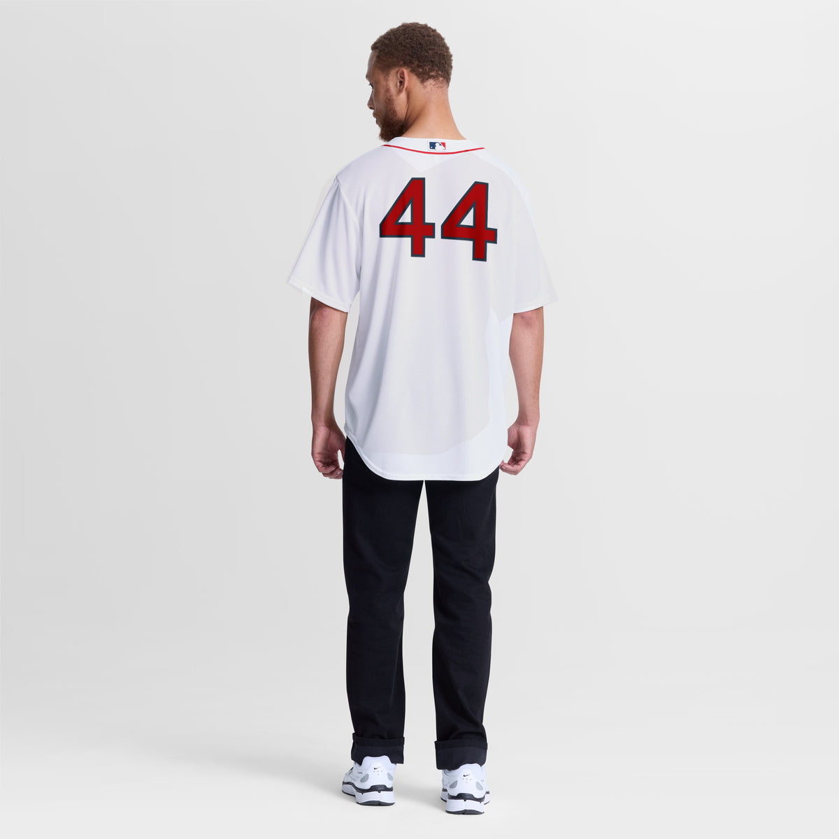 Men's Boston Red Sox Aroldis Chapman Nike White Home Replica Jersey