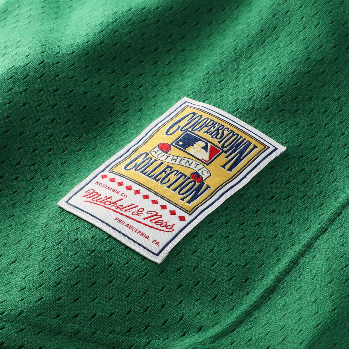 Men's Boston Red Sox David Ortiz Mitchell & Ness Kelly Green Cooperstown Collection Mesh Batting Practice Jersey