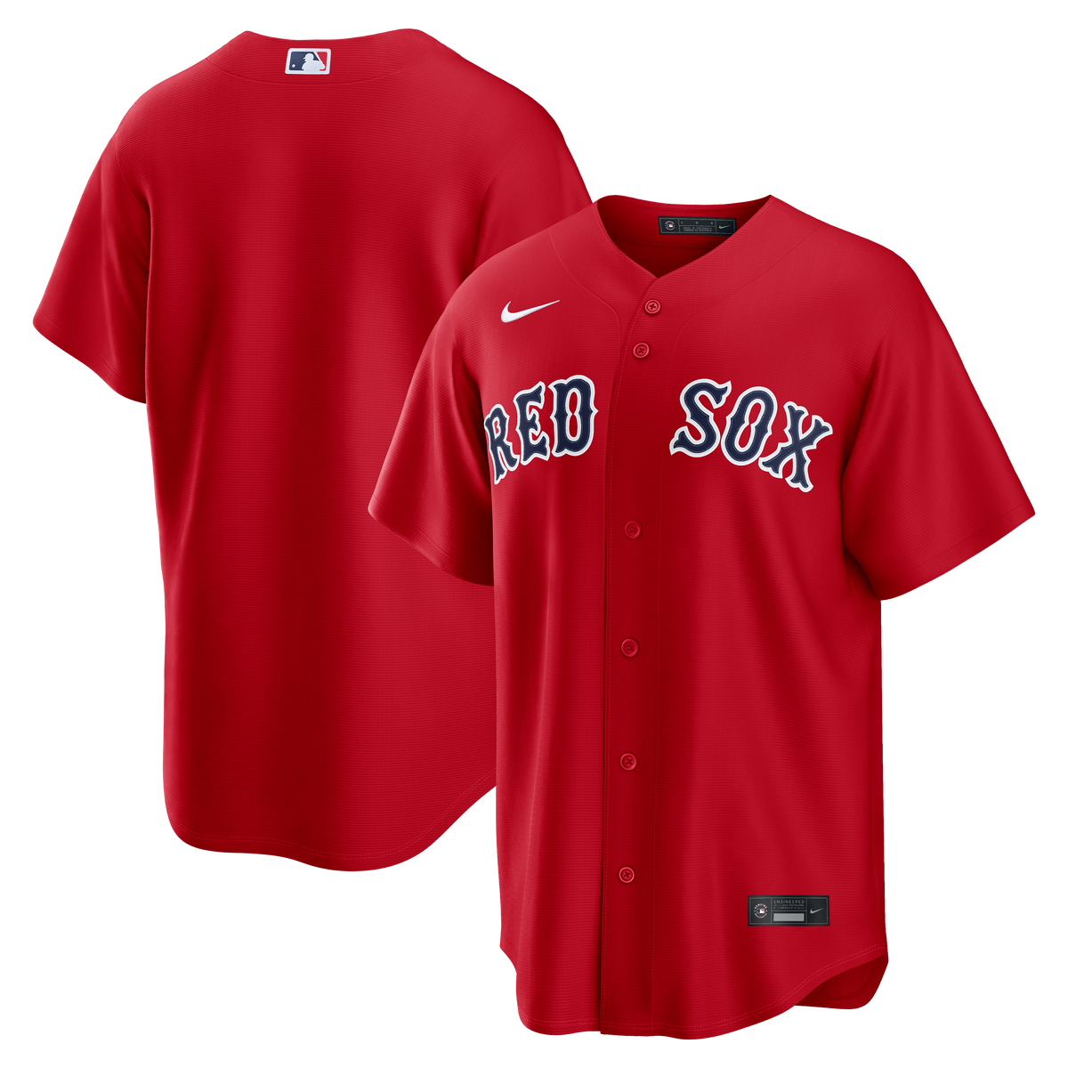 Men's Boston Red Sox Nike Red Alternate Replica Jersey