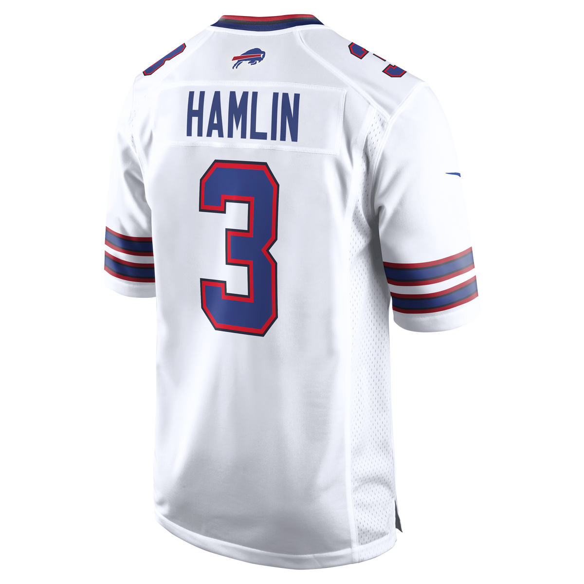 Men's Buffalo Bills Damar Hamlin Nike White Game Jersey