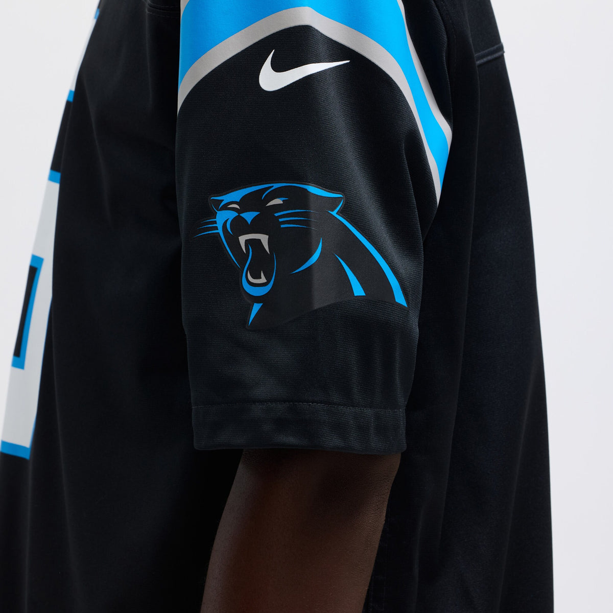 Men's Carolina Panthers Bryce Young Nike Black Team Game Jersey