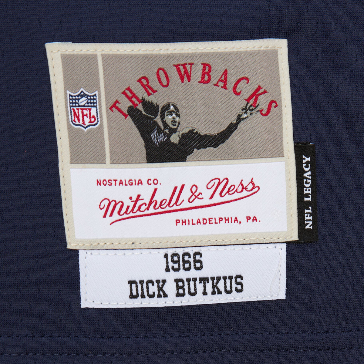 Men's Chicago Bears Dick Butkus Mitchell & Ness Navy Legacy Replica Jersey