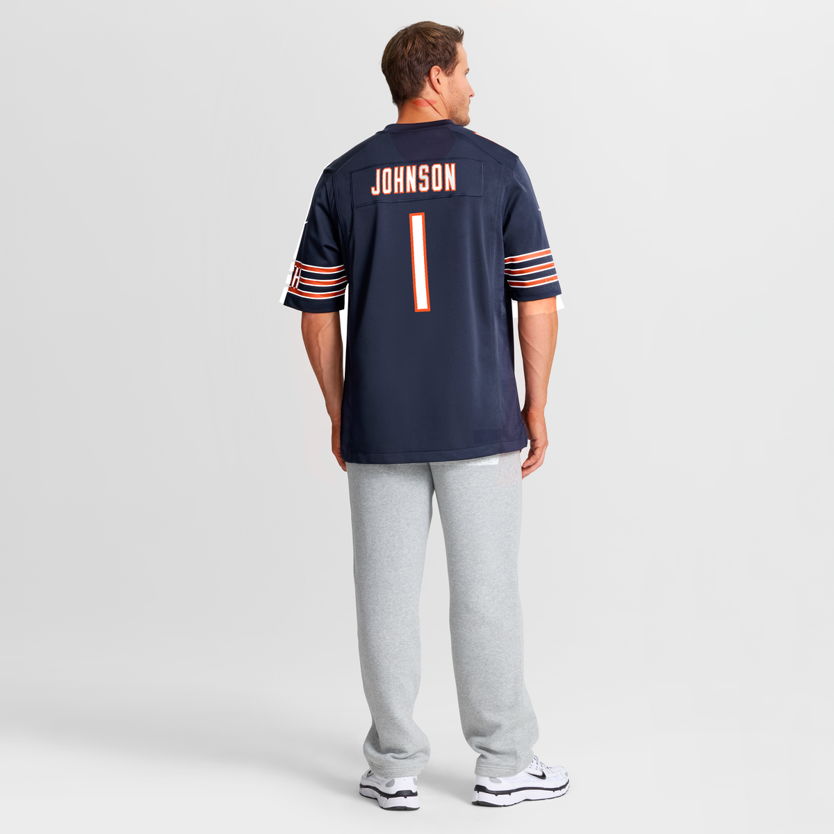 Men's Chicago Bears Jaylon Johnson Nike Navy Game Jersey