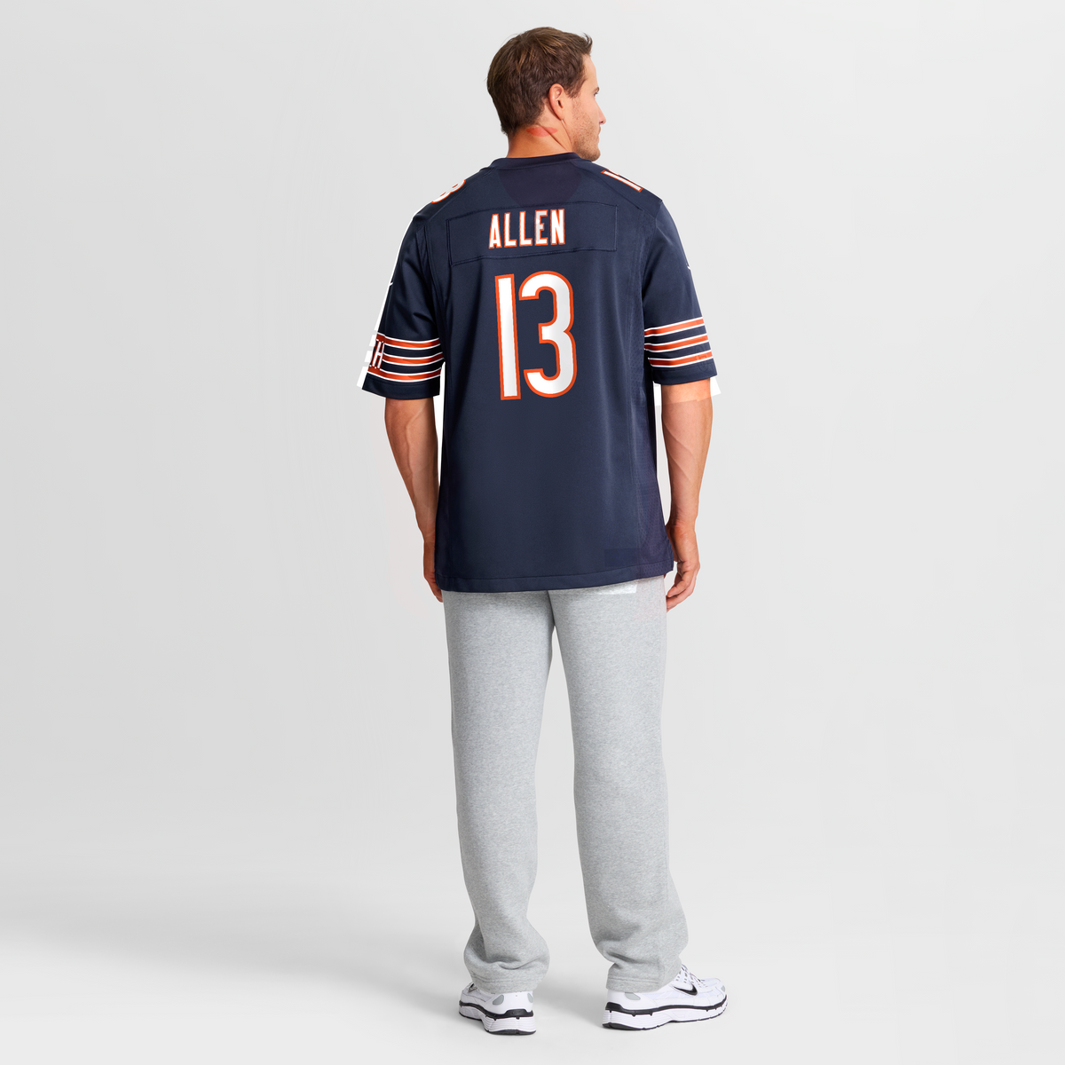 Men's Chicago Bears Keenan Allen Nike Navy Team Game Jersey