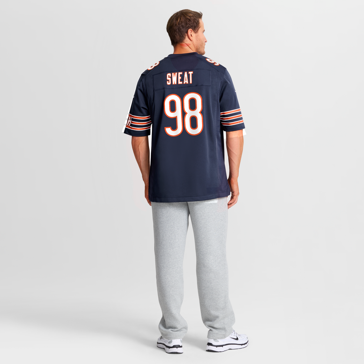 Men's Chicago Bears Montez Sweat Nike Navy Game Jersey