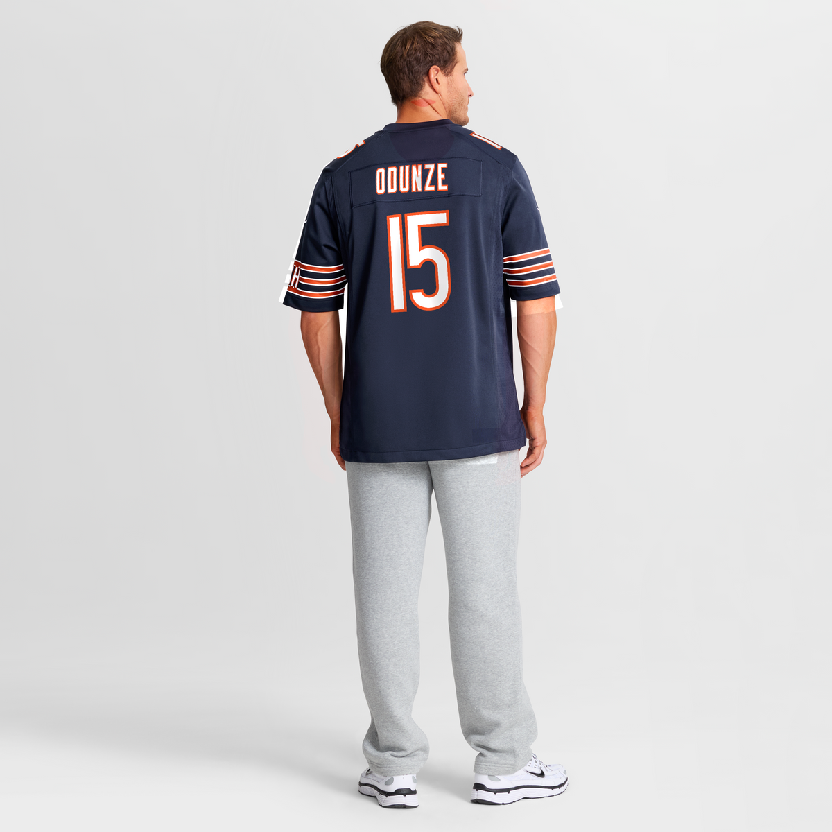 Men's Chicago Bears Rome Odunze Nike Navy Player Game Jersey