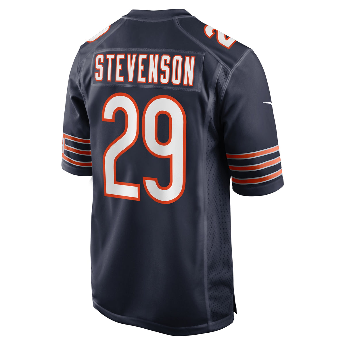 Men's Chicago Bears Tyrique Stevenson Nike Navy Game Jersey