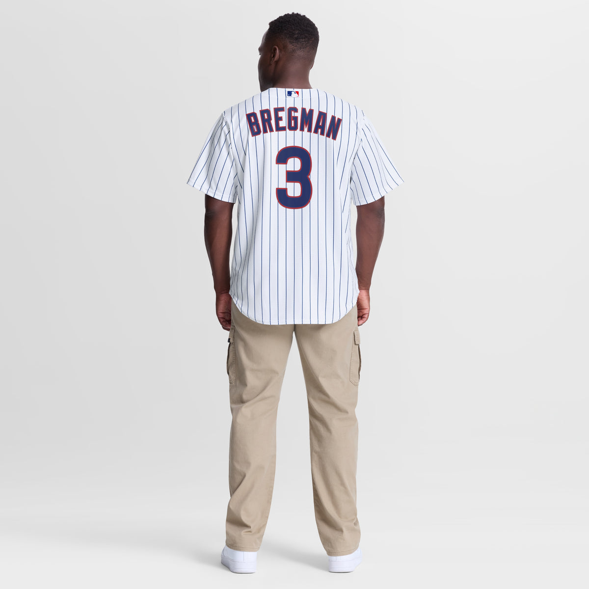 Men's Chicago Cubs Alex Bregman Nike White Home Replica Jersey