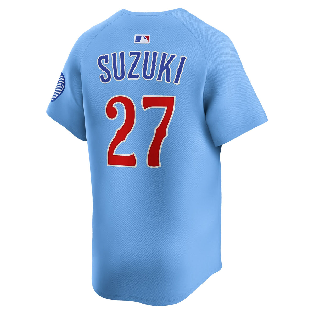 Men's Chicago Cubs Seiya Suzuki Nike Light Blue 2nd Alternate Limited Player Jersey
