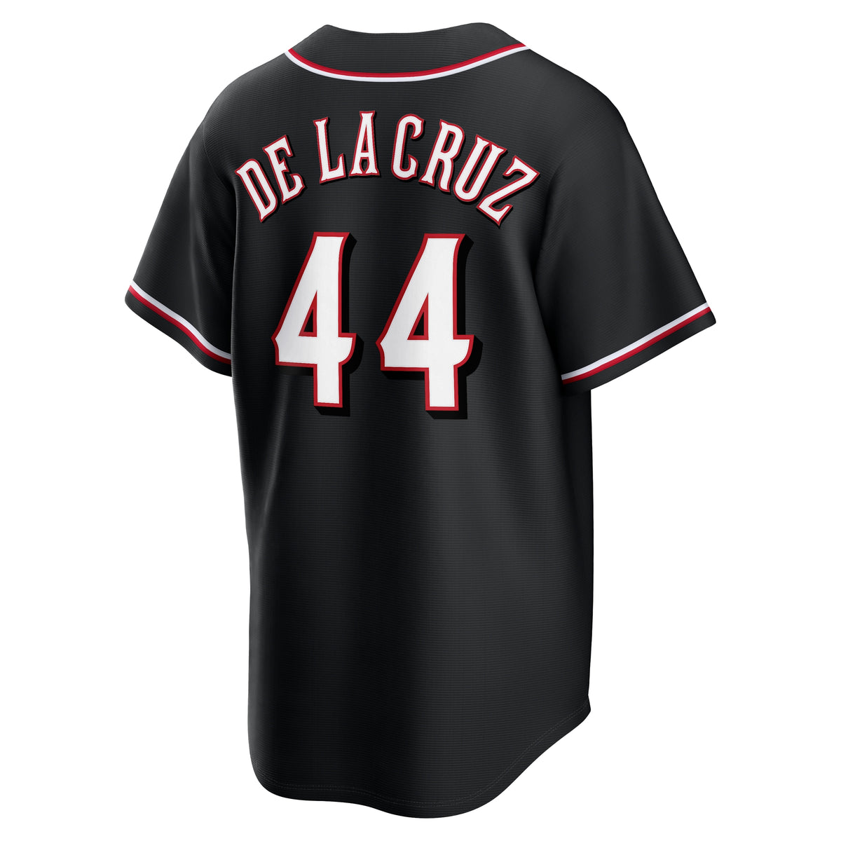 Men's Cincinnati Reds Elly De La Cruz Nike Fashion Replica Black Out Jersey