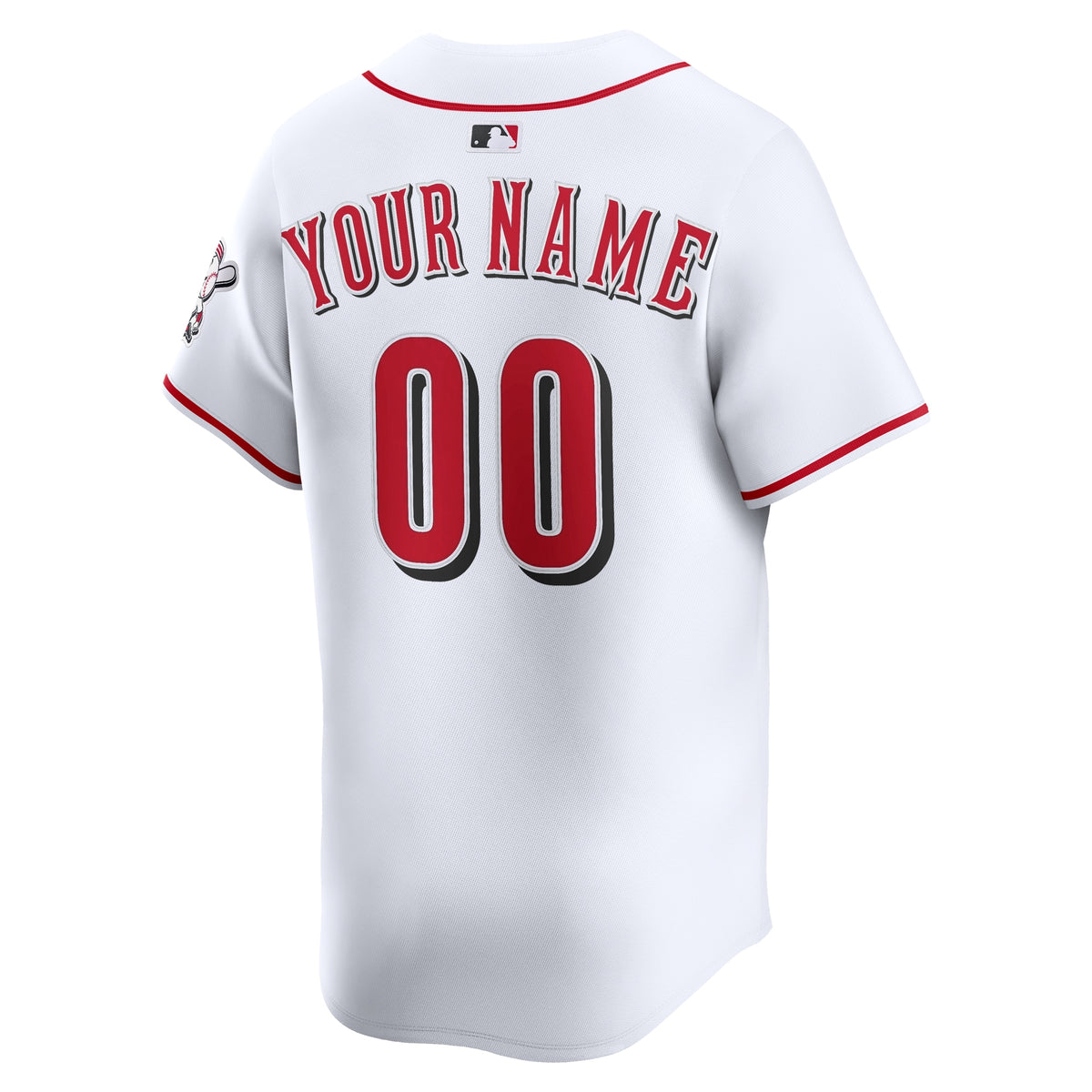Men's Cincinnati Reds Nike White Home Limited Custom Jersey