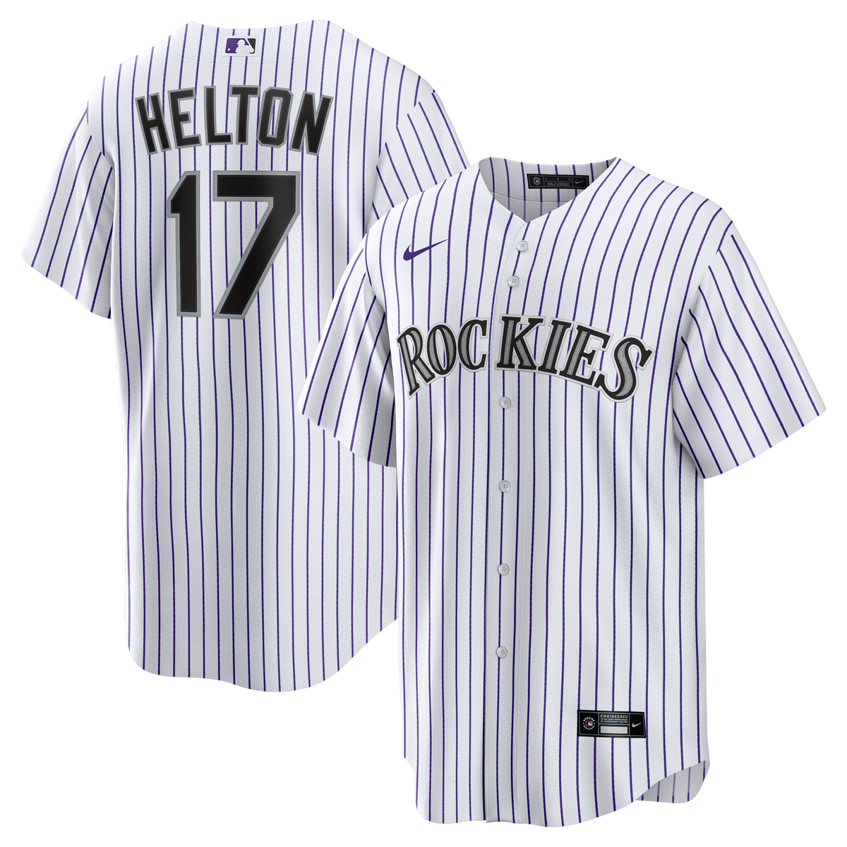 Men's Colorado Rockies Todd Helton Nike White Home Retired Player Replica Jersey