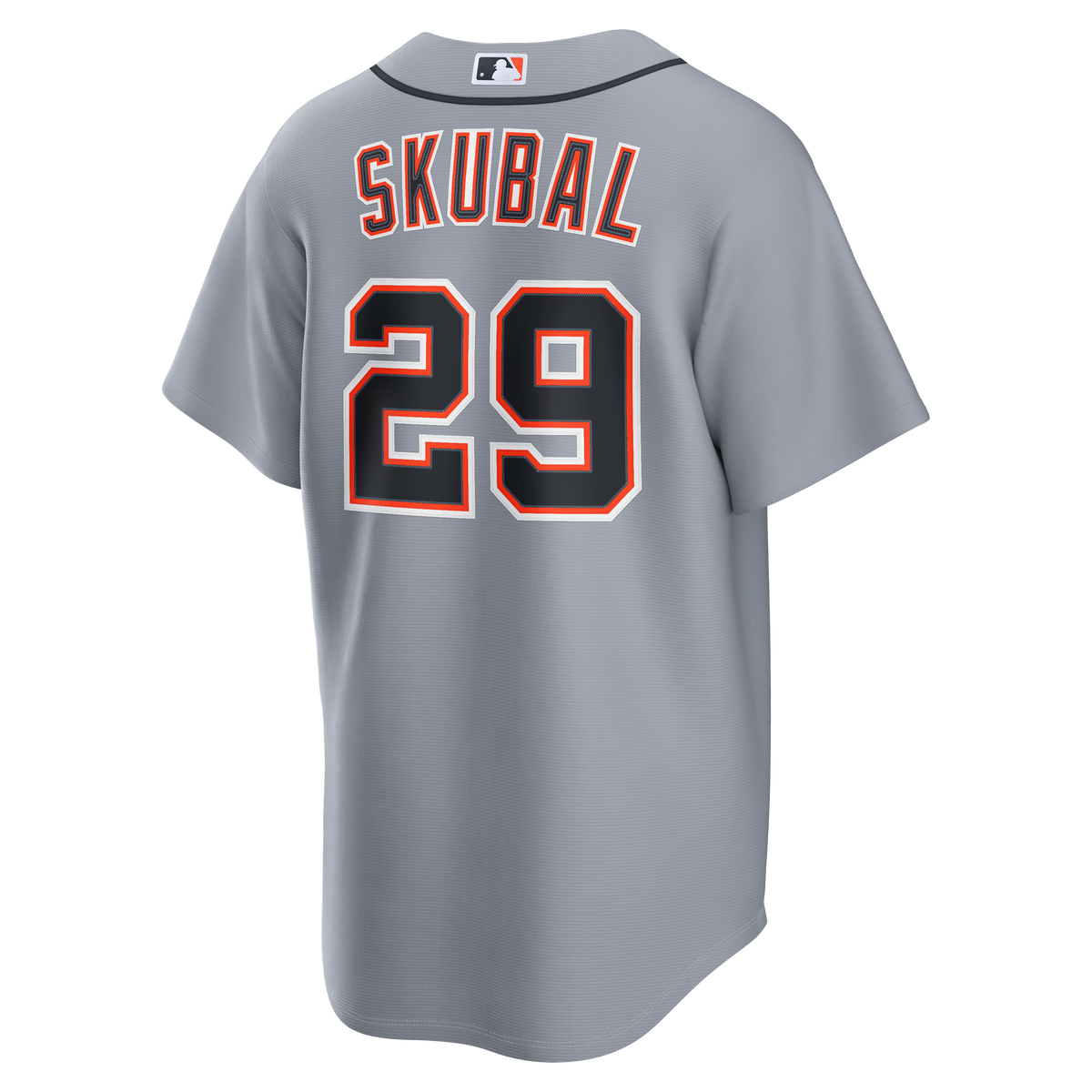 Men's Detroit Tigers Tarik Skubal Nike Gray Road Replica Jersey