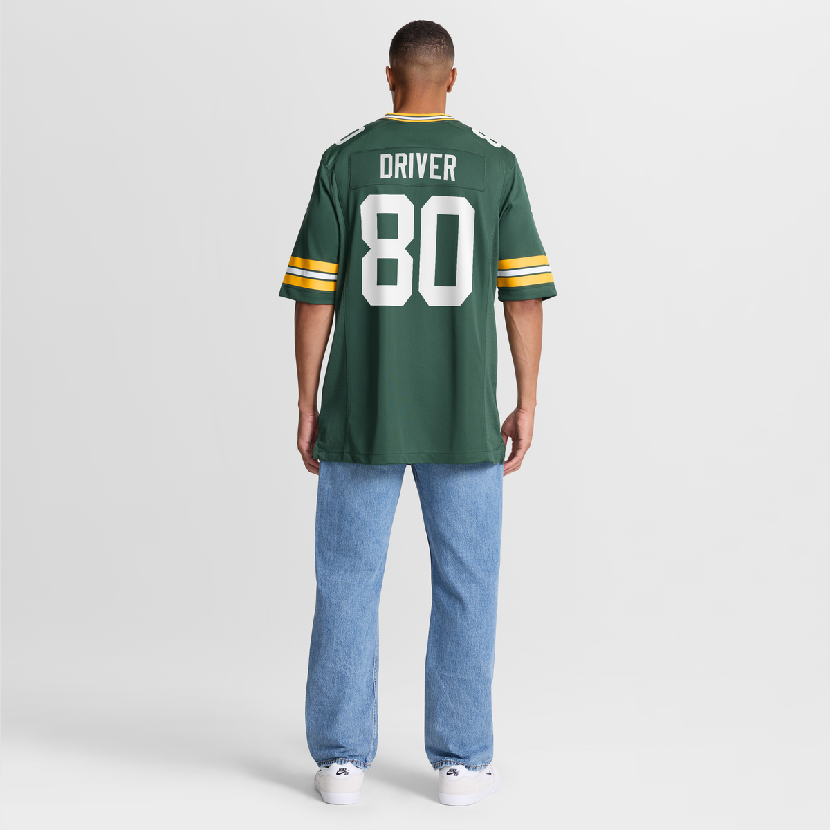 Men's Green Bay Packers Donald Driver Nike Green Game Retired Player Jersey