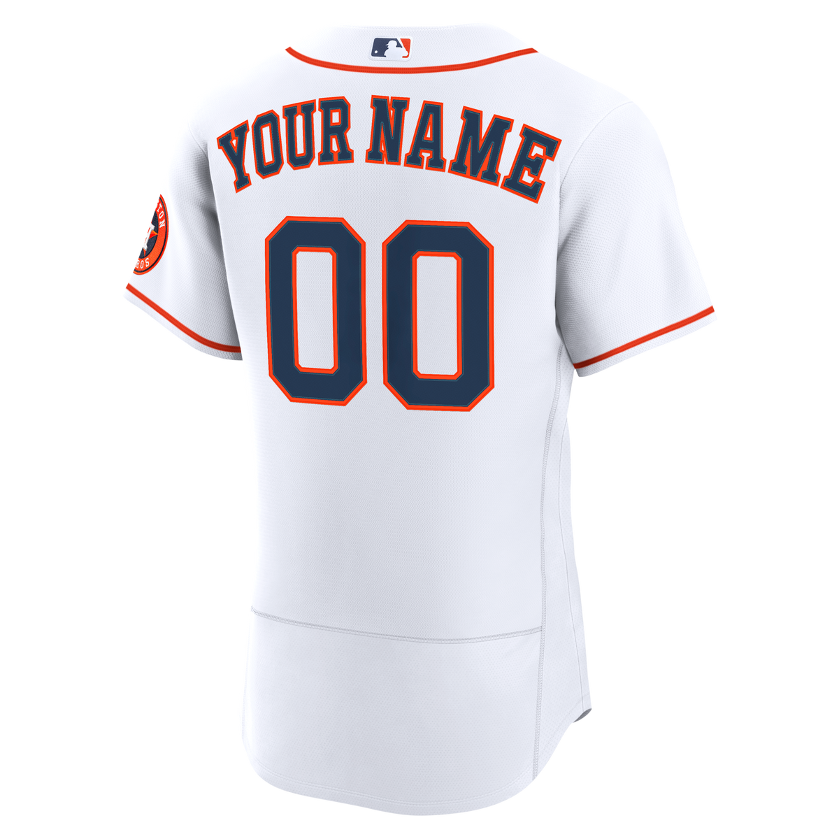 Men's Houston Astros Nike White Home Authentic Custom Jersey