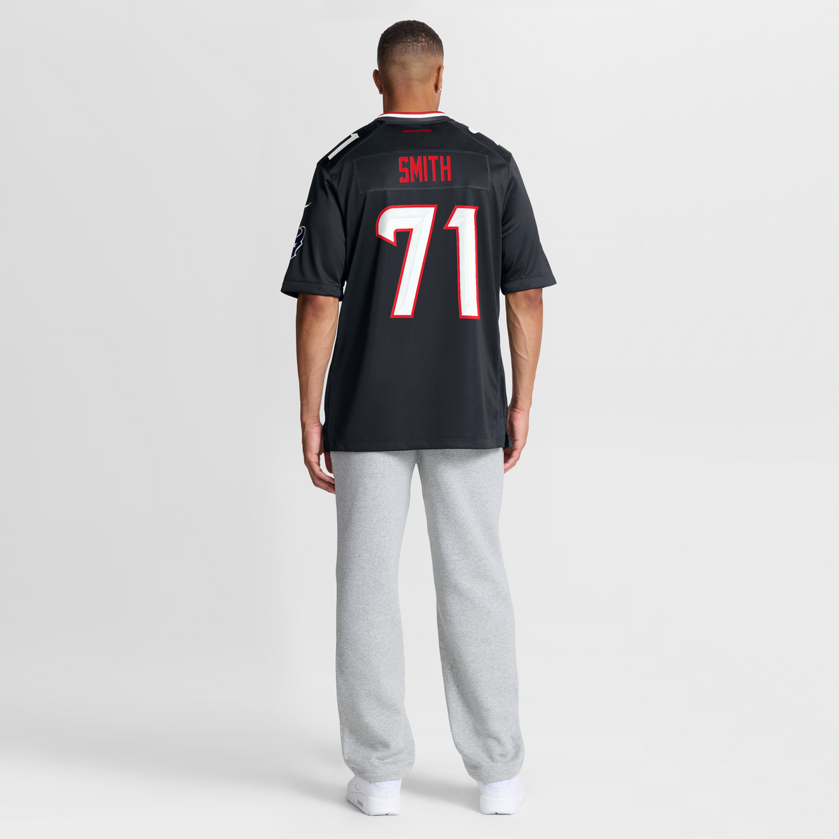 Men's Houston Texans Braden Smith Nike Navy Team Game Jersey
