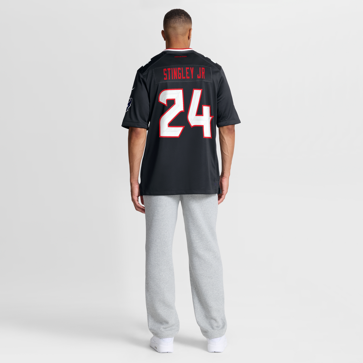 Men's Houston Texans Derek Stingley Jr. Nike Navy Game Jersey