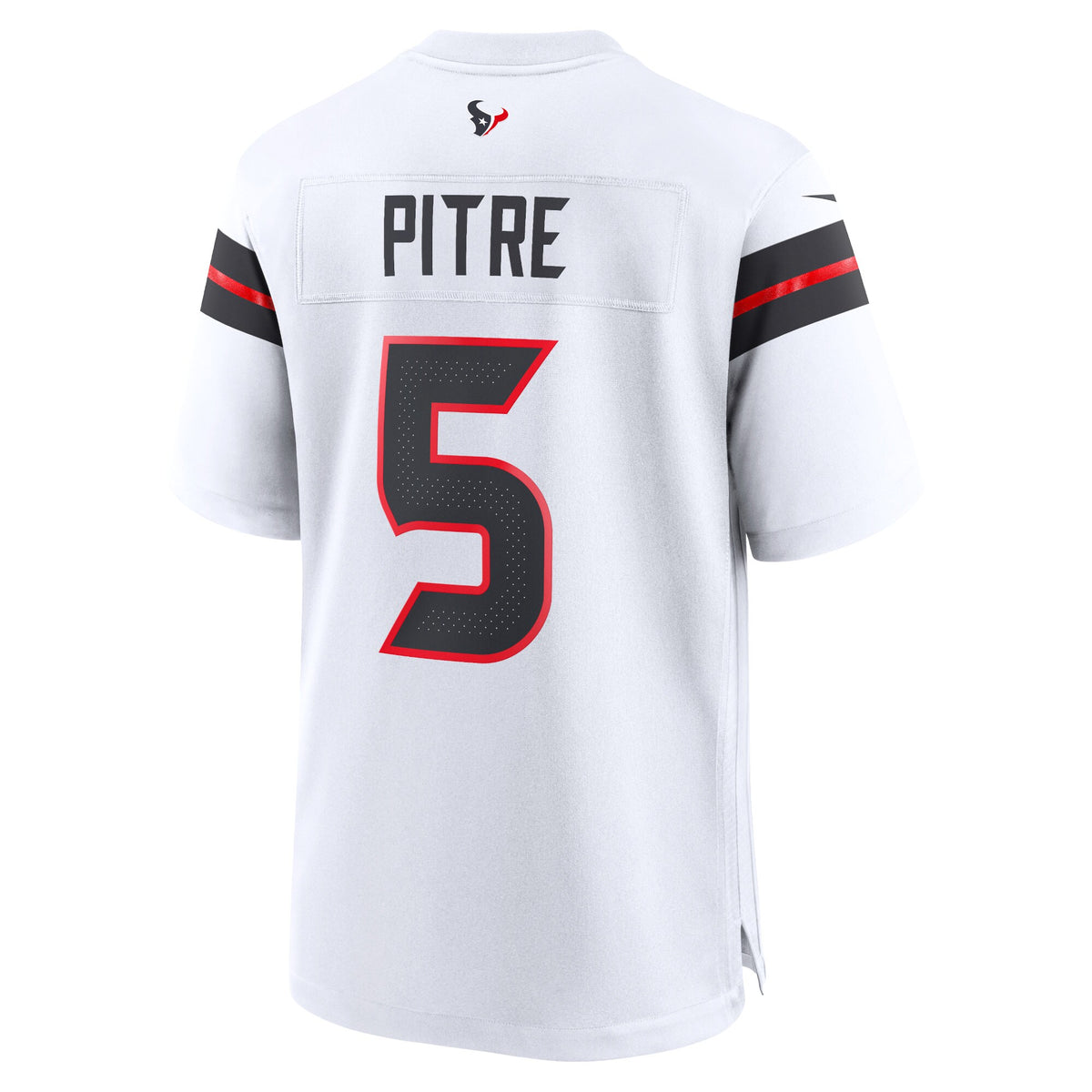 Men's Houston Texans Jalen Pitre Nike White Game Jersey